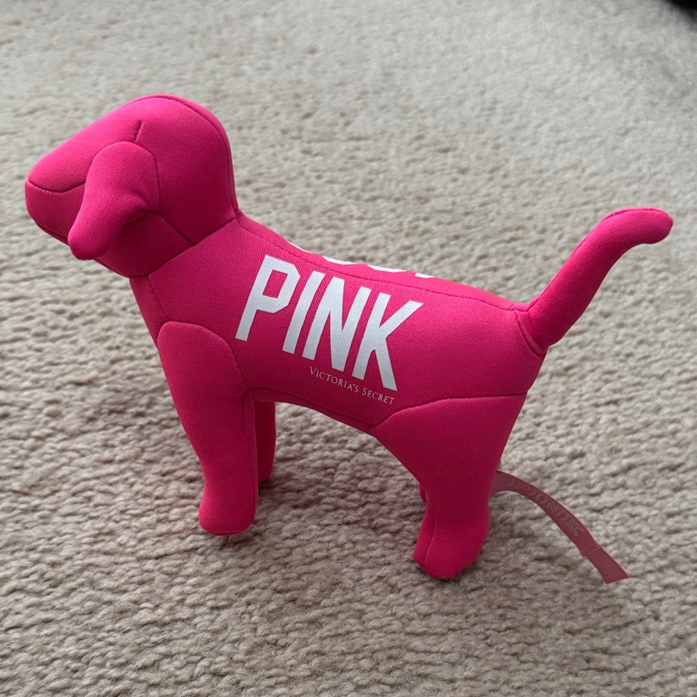Victoria's Secret 1986 PINK collectible dog hot pink
